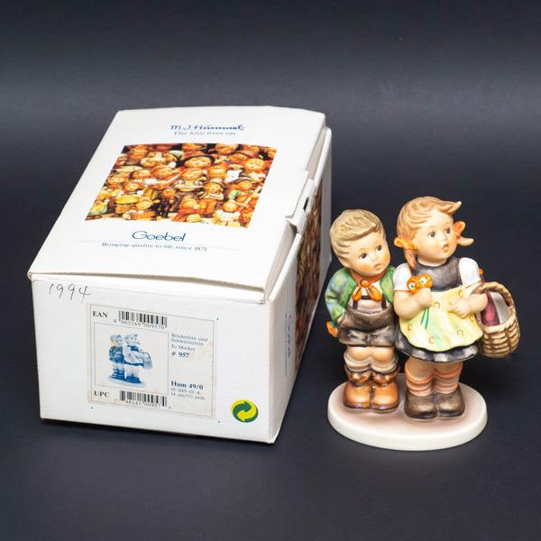 フンメル陶器人形 ／To Market／ゲーベル社 ゲーベル フンメル人形 『To Market（市場に）』※箱付