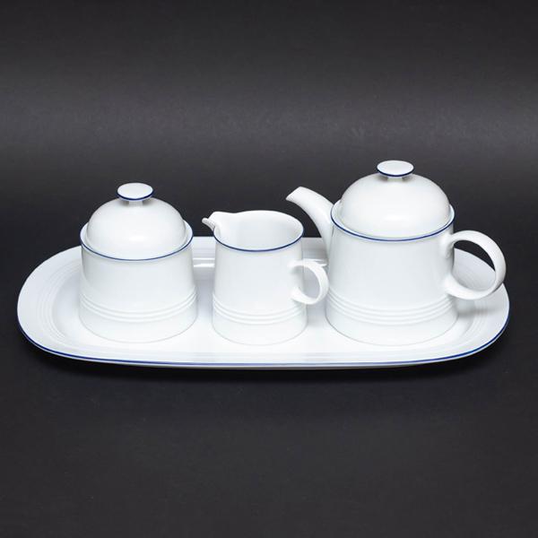 フリースランド Kleine Braise 4点セット（ポット・シュガー・クリマー・トレイ） | ブランド登録なし