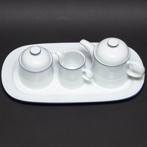 フリースランド Kleine Braise 4点セット（ポット・シュガー・クリマー・トレイ） | ブランド登録なし | 01