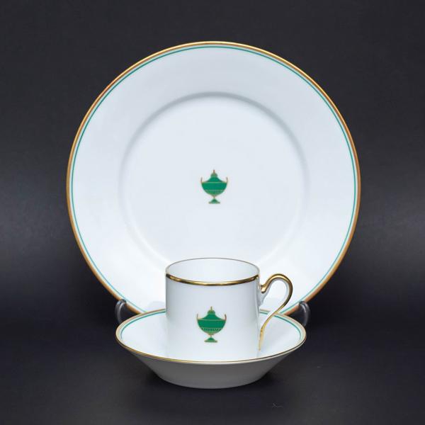 人気特価激安 リチャード ジノリ インペロ ビアンコ グリーン デミタストリオ 即納最大半額 Atempletonphoto Com