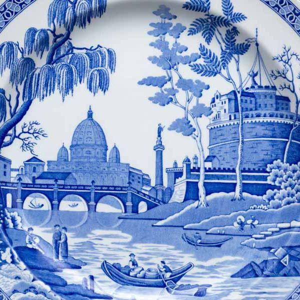 Spode スポード ブルールームコレクション（ローマ） 27cmプレート