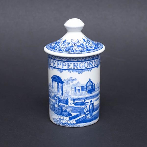スポード ブルールームコレクション（コンチネンタルビュー） スパイスジャー（ペッパーコーン） | Spode