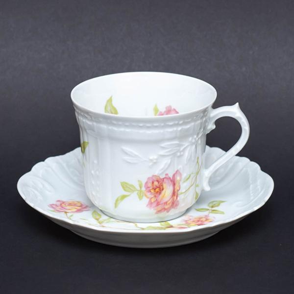アビランド 薔薇柄 カップ＆ソーサー | HAVILAND