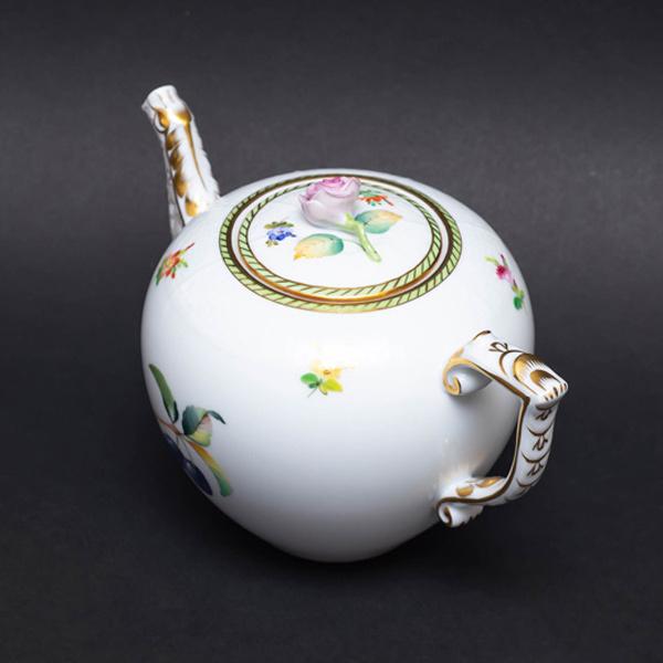 96％以上節約ヘレンド フルーツエスキース（プルーン） ティーポット