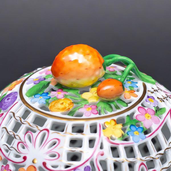 【美品】ヘレンド ファンタジー透かしボンボン入れ＆ジュエリーボックス 　特別価格 美品】ヘレンド ファンタジー透かしボンボン入れ＆ジュエリー