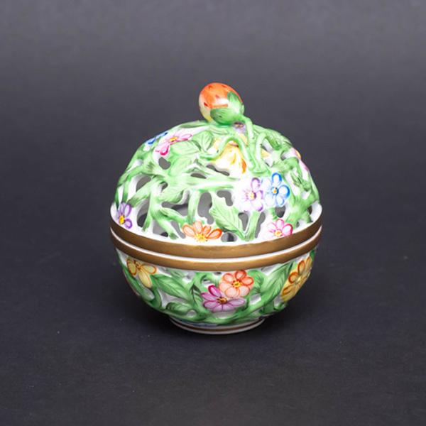 未使用近✨ヘレンド ファンタジー ボンボニエール 特大✨透かしボンボン入れ 小物 Amazon.co.jp: ヘレンド ファンタジーシリーズ 透かし ボンボン入れ