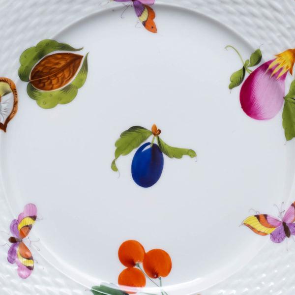 ヘレンド 果物・野菜・昆虫柄(FRH) 19cmプレート(栗、ナス ヘレンド 果物・野菜・昆虫柄(FRH) 19cmプレート(栗、ナス