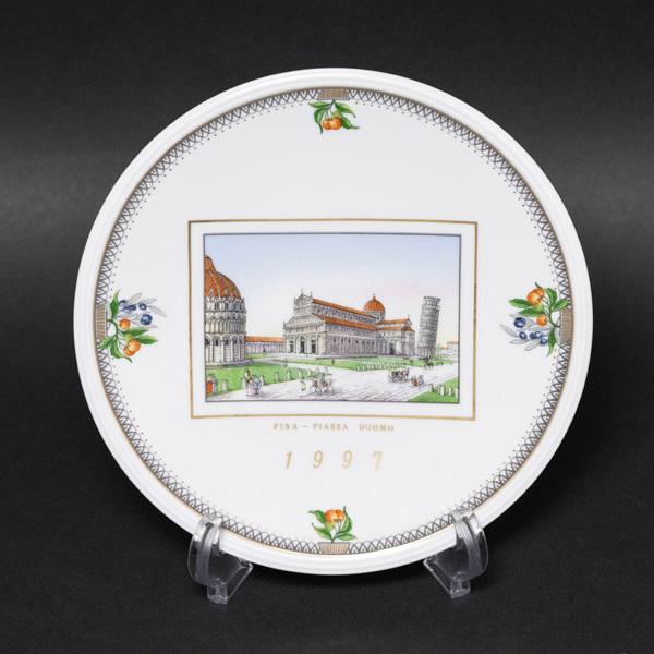 リチャード・ジノリ イヤープレート（1997年）『PISA - PLAZZA DUOMO（ドゥオモ広場）』 | Richard Ginori