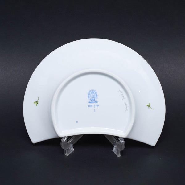 ヘレンド　クレセントディッシュ　皿 ヘレンド（HEREND） フルーツネッカー クレセントディッシュ（アネモネ