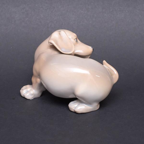 ロイヤルコペンハーゲン　1992年イヤーフィギュリン　ダックスフンド ROYAL COPENHAGEN ロイヤル・コペンハーゲン イヤーフィギュリン