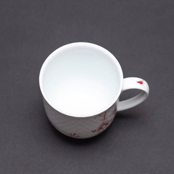 ロイヤル・コペンハーゲン バーガンディーパルメッテ マグ（Sサイズ