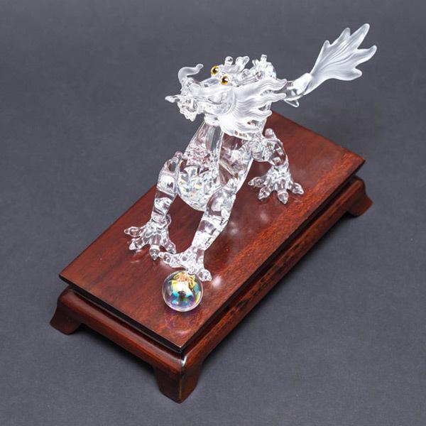 SWAROVSKI スワロフスキ クリスタル ドラゴン（台座付き