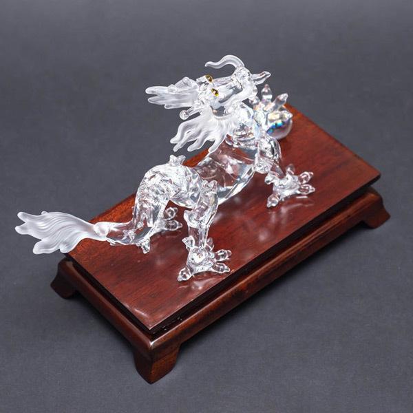 SWAROVSKI（スワロフスキー） スワロフスキ クリスタル ドラゴン（台座