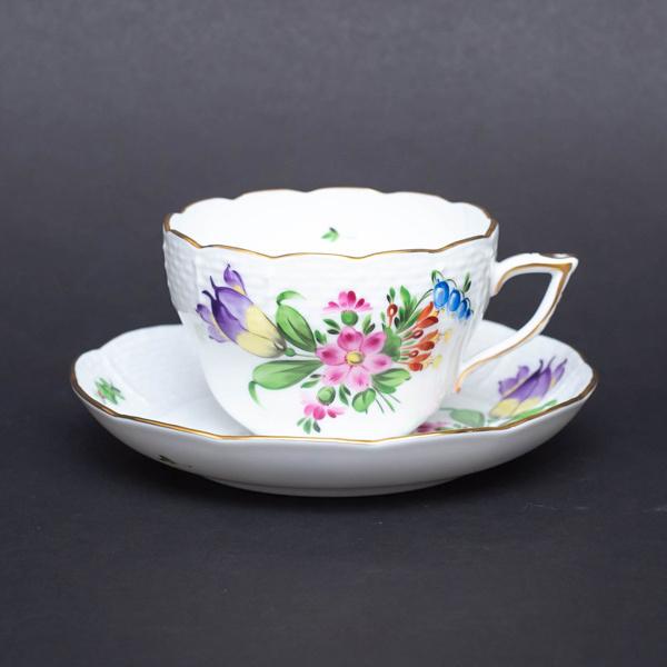 ヘレンド チューリップの花束 兼用カップ ソーサー 60 Off