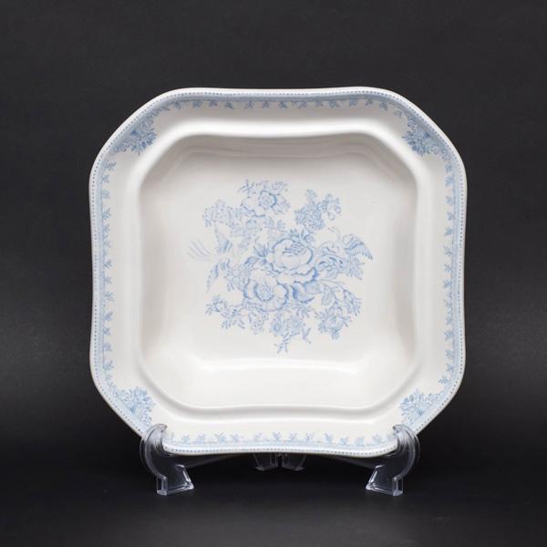 新品　バーレイ ブルーアジアティックフェザンツ　オープンベジタブルディッシュ 新品バーレイ ブルーアジアティックフェザンツオープン