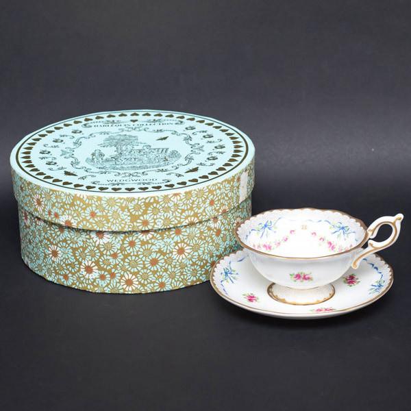 ウェッジウッド ハーレクインコレクション リボン＆ローズ ティー