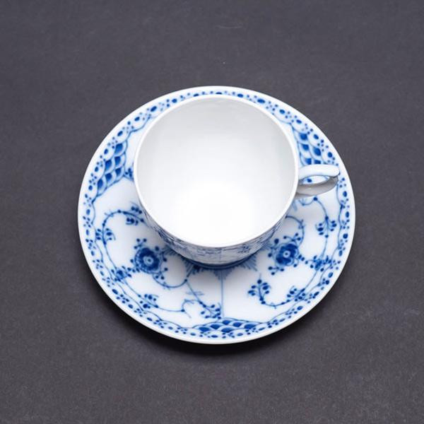 ロイヤル・コペンハーゲン ブルーフルーテッドハーフレース コーヒーカップ＆ソーサー（150ml） | ブルーフルーテッド | 02