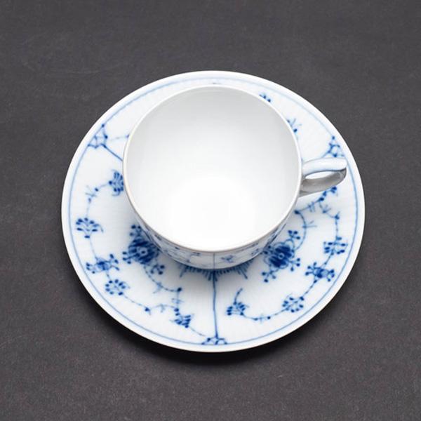 ロイヤル・コペンハーゲン ブルーフルーテッドプレイン コーヒーカップ＆ソーサー（180ml） / 3196 | ブルーフルーテッド | 02