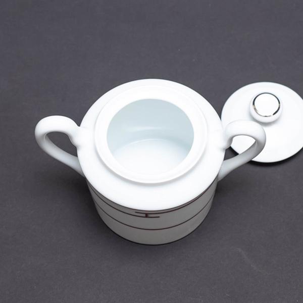 エルメスリズムシリーズシュガーポット HERMES エルメス リズム（レッド） シュガーポット : SELECTORS