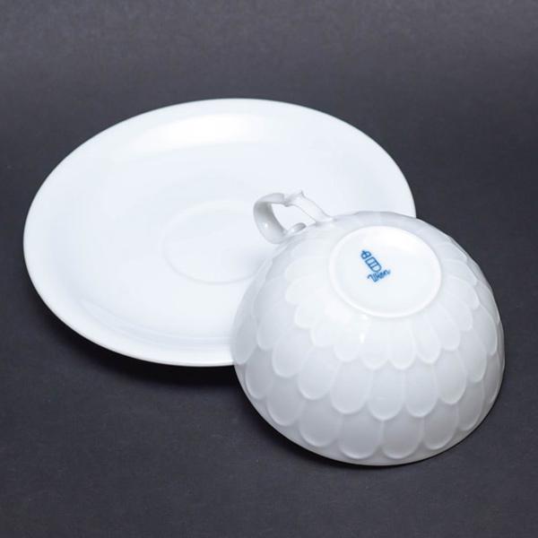 アウガルテン アトランティスホワイト ティーカップ＆ソーサー | ブランド登録なし | 03