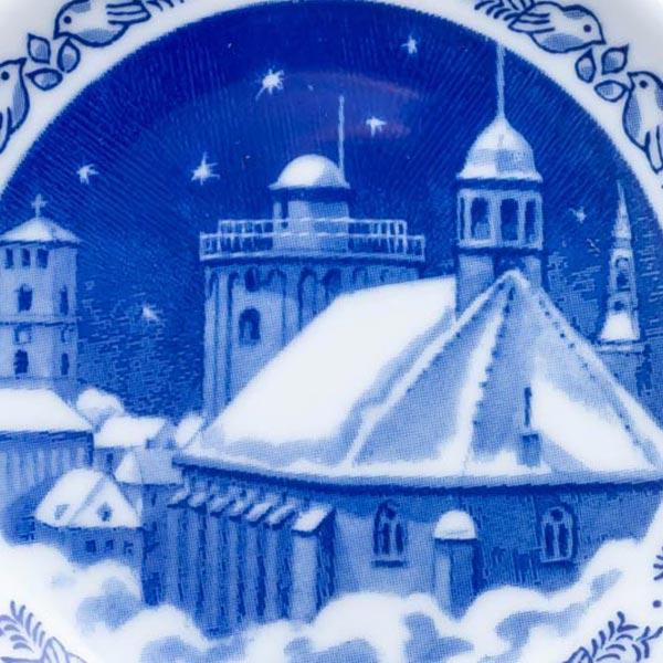 ロイヤル・コペンハーゲン ミニプラケット（1997年）『THE ROUND TOWER OF COPENHAGEN（ラウンドタワー）』 | ROYAL COPENHAGEN | 01