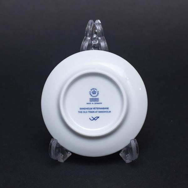 ロイヤル・コペンハーゲン ミニプラケット（2001年）『THE OLD TRAIN AT BANDHOLM（バンドホルムの古い列車）』 | ROYAL COPENHAGEN | 02