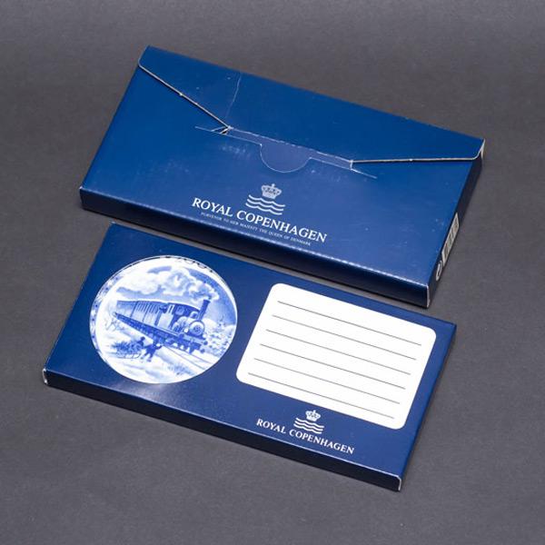 ロイヤル・コペンハーゲン ミニプラケット（2001年）『THE OLD TRAIN AT BANDHOLM（バンドホルムの古い列車）』 | ROYAL COPENHAGEN | 03