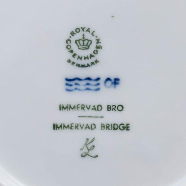 ロイヤル・コペンハーゲン イヤープレート（1977年）『Immervad Bridge（インマヴェド橋）』 | ROYAL COPENHAGEN | 03