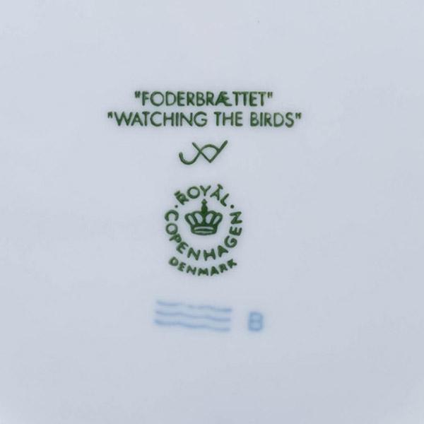 ロイヤル・コペンハーゲン イヤープレート（2001年）『Watching The Birds（鳥の観察 ）』 | ROYAL COPENHAGEN | 03