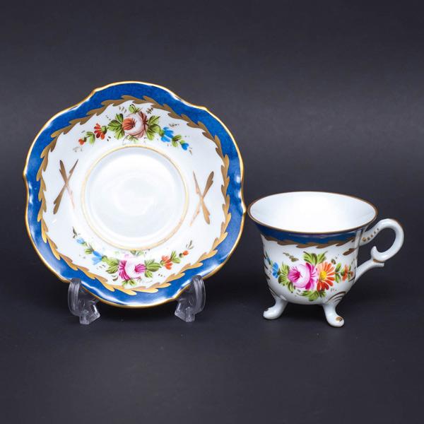 リモージュ デュモン（J.D.Dumont）デミタスカップ＆ソーサー（2色の