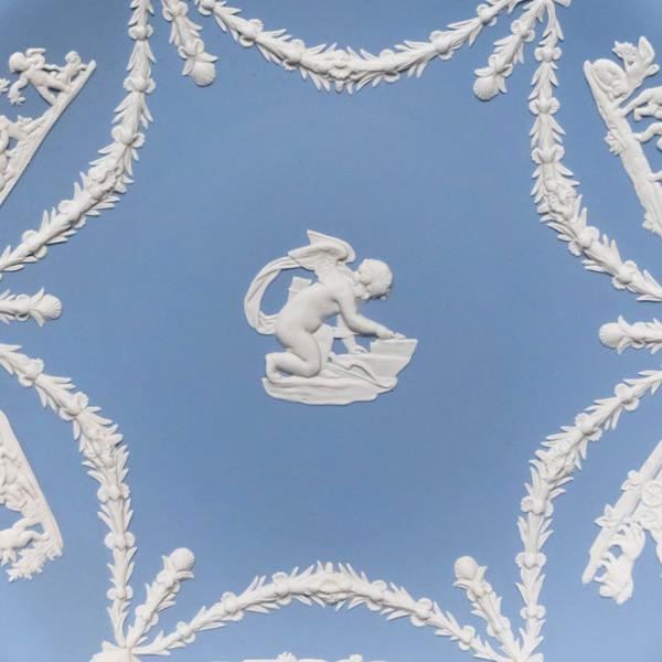 ウェッジウッド ジャスパー（ペールブルー） 23cmプレート | WEDGWOOD | 01