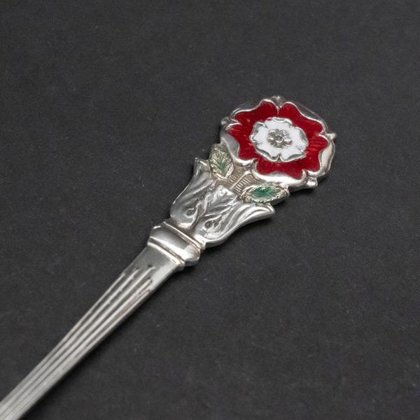 マッピン＆ウェッブ フローラルエンブレム エナメルワーク コーヒースプーン（4本セット）※EPCM | ブランド登録なし | 03