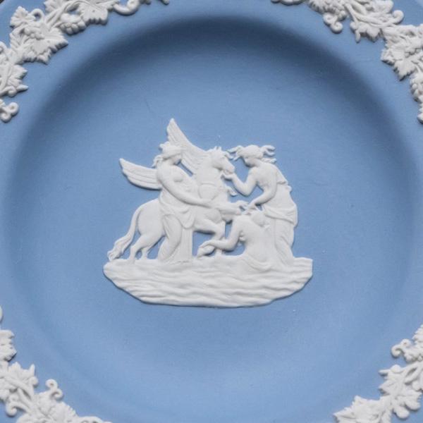 WEDGWOOD（ウェッジウッド） ジャスパー（ペールブルー） 12cmラウンド