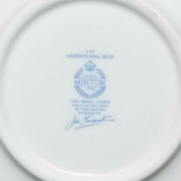 MINTON ミントン ハドンホールブルー ティーカップ＆ソーサー