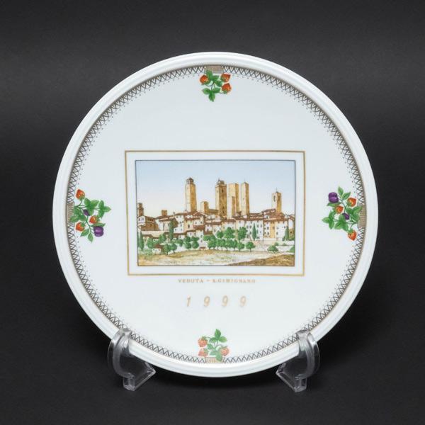 リチャード・ジノリ イヤープレート（1999年）『VEDUTA - S.GIMIGNANO（サン・ジャミーノの塔）』 | Richard Ginori