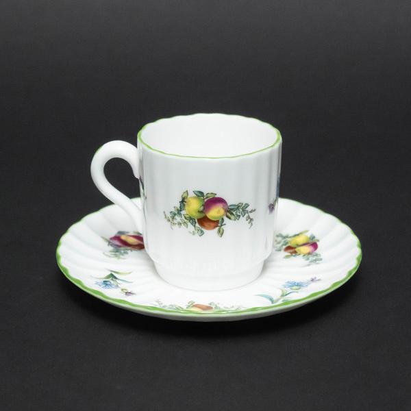 スポード シリーズ不明（トラップネルスプレイズ柄） デミタスカップ＆ソーサー | Spode | 01