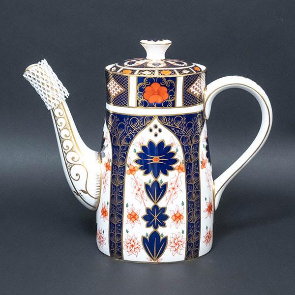 ロイヤル・クラウン・ダービー オールドイマリ コーヒーポット ※破損跡あり | Royal Crown Derby