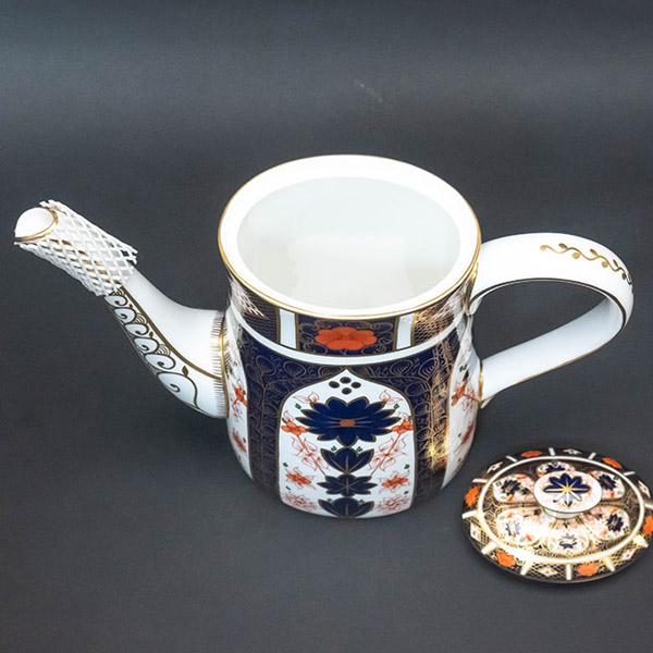 ロイヤル・クラウン・ダービー オールドイマリ コーヒーポット ※破損跡あり | Royal Crown Derby | 03
