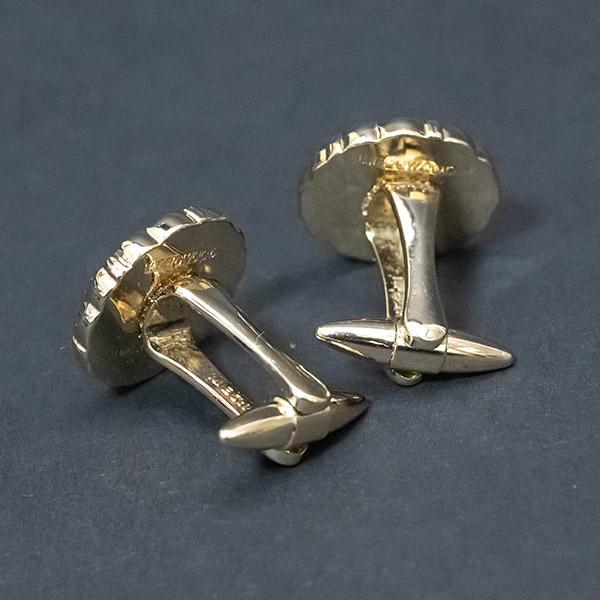 ウェッジウッド ジャスパー（ペールブルー） 帆船 カフリンクス（丸型） | WEDGWOOD | 02