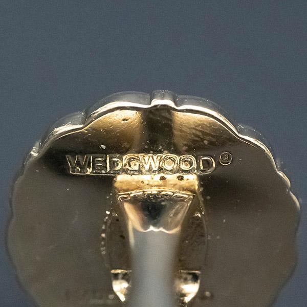 ウェッジウッド ジャスパー（ペールブルー） 帆船 カフリンクス（丸型） | WEDGWOOD | 03