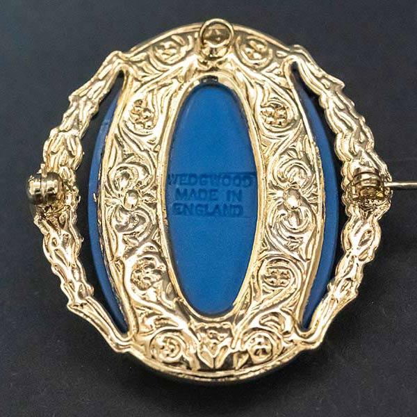 ウェッジウッド ジャスパー（サクソンブルー） 季節の女神 ブローチ | WEDGWOOD | 03