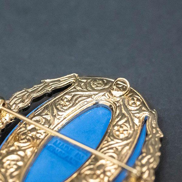 ウェッジウッド ジャスパー（サクソンブルー） 季節の女神 ブローチ | WEDGWOOD | 04