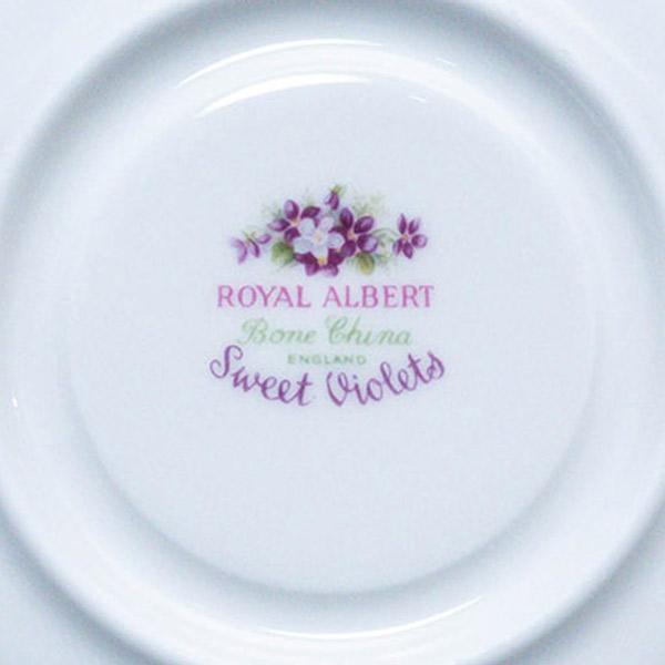 ロイヤル・アルバート スウィートバイオレット デミタスカップ＆ソーサー | Royal Albert | 04