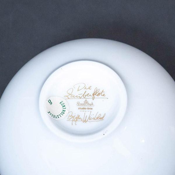 中古　美品　希少　ローゼンタール　魔笛　青　皿　二枚 Rosenthal（ローゼンタール） 魔笛（ゴールド） シュガーポット ※台詞