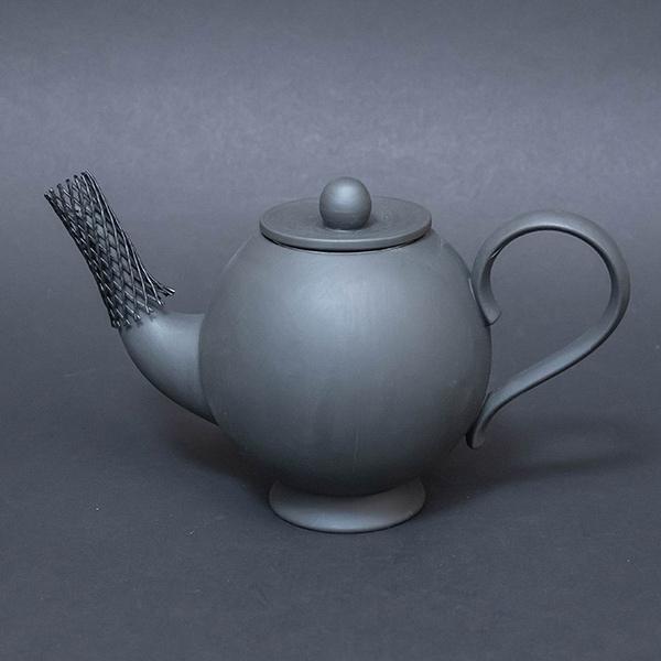 ウェッジウッド × ニック・モンロー ジャスパー（ブラック） ティーポット（Sサイズ） | WEDGWOOD