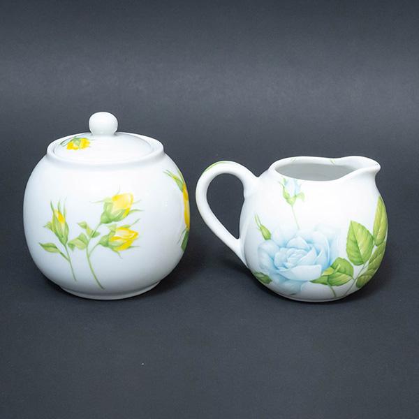 タイツー ローズ＆ローズ シュガーポット&クリーマー : SELECTORS