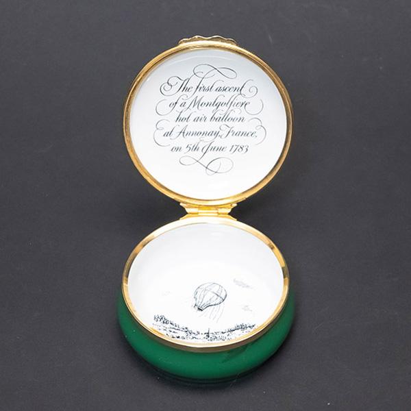 HALCYON DAYS ハルシオンデイズ エナメルボックス（無人熱気球の初飛行