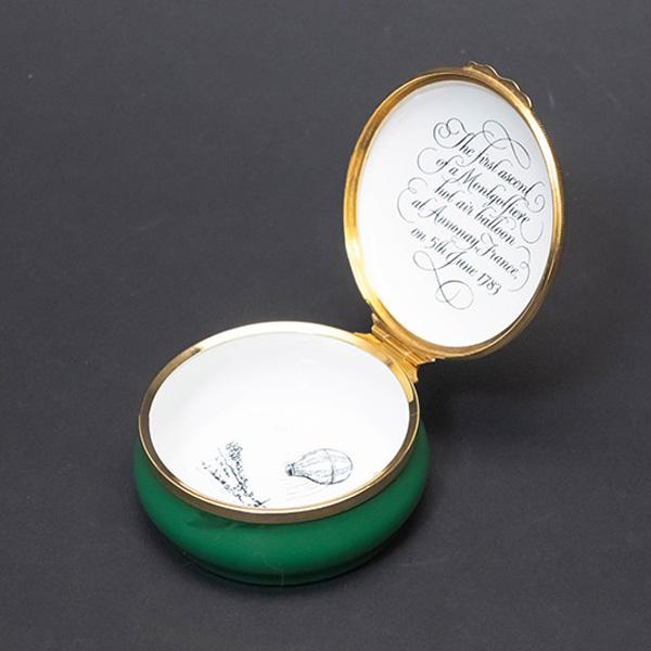 HALCYON DAYS ハルシオンデイズ エナメルボックス（無人熱気球の初飛行