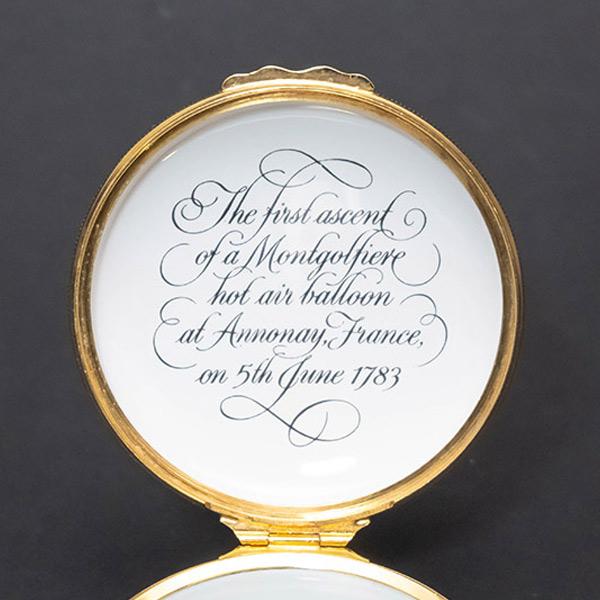 HALCYON DAYS ハルシオンデイズ エナメルボックス（無人熱気球の初飛行