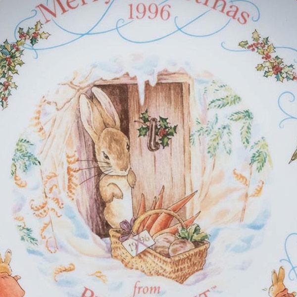 【ヴィンテージ】 ピーターラビット クリスマスプレート ウェッジウッド ピーターラビット クリスマスプレート（1990年）を